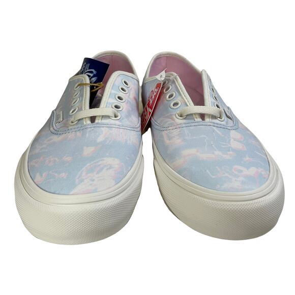 NWT Vans Authentic SF Sneaker US Open Poster Art Marshmallow Size M8.5 / W10 New - Picture 5 of 8